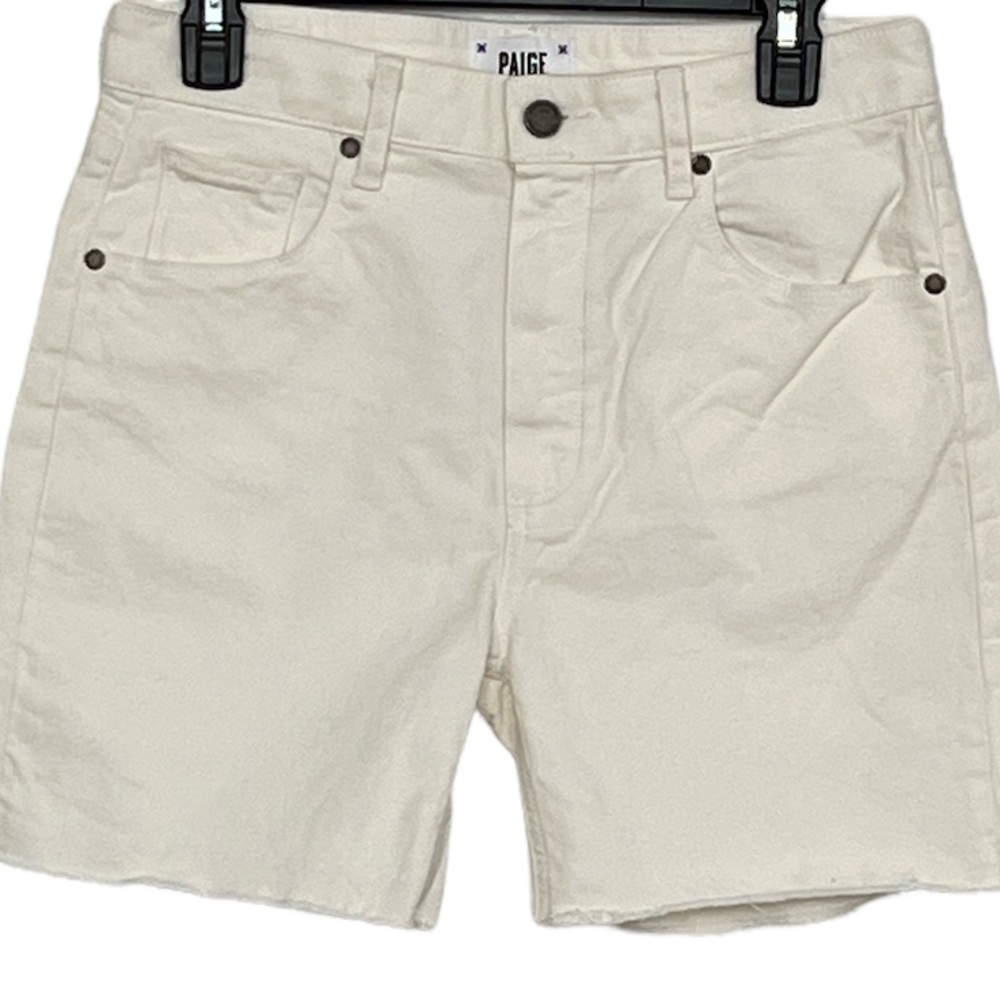 NWOT Paige Cream Women’s Jean Shorts Sz 27